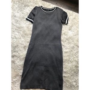 Cotton Grey dress size large runs small